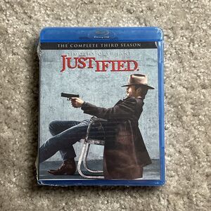 Justified: the Complete Third Season (Blu-ray, 2012) Brand New Sealed Ships Free